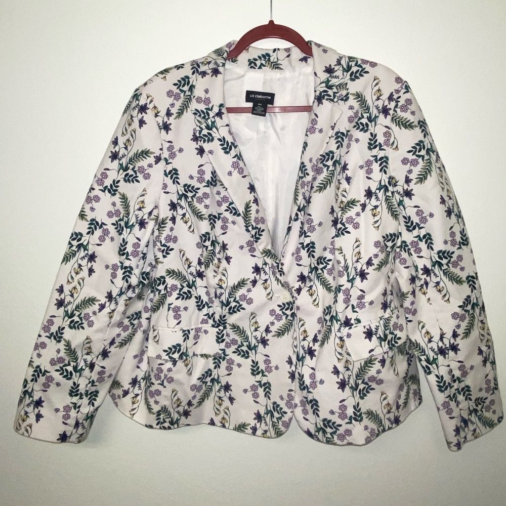 Floral blazer